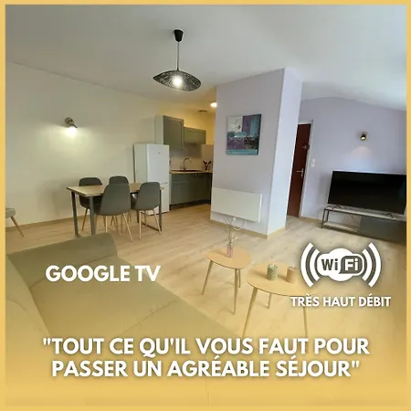 Apartment L'olive- Centre Ardres- Fibre- 2 Lits